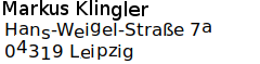 Markus Kling Ler - Perl Pilz Weg Elf - 0 4 2 4 9 Leip Zig